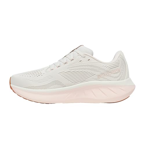Saucony Women's Ride 18 Sneaker Quartz/peony