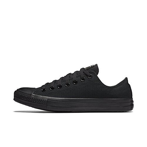 Converse Unisex Chuck Taylor All Star Ox Basketball Shoe (7.5 B(M) US Women / 5.5 D(M) US Men, Black Monochrome)