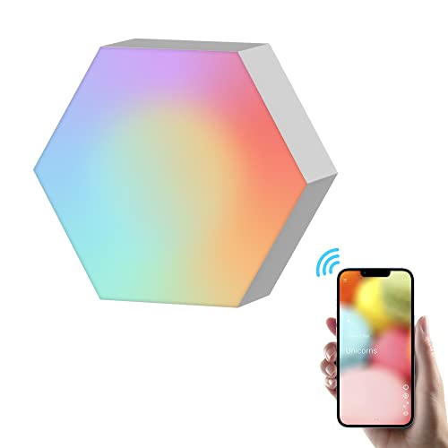 Yescom APP Control Hexagon LED Lights 10 Pack WiFi