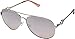 GUESS Women's GF6064 Shiny Silver/Pink Gradient Flash Lens One Size