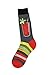Foot Traffic Men's Novelty Socks, Funny Beverage-Themed Socks for Men, Sizes 7–12, Bloody Mary
