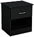 South Shore Libra 1-Drawer Nightstand-Pure Black primary