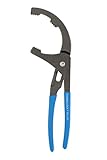 Channellock 209 9-Inch Oil Filter & PVC Pliers | Ideal for Engine Filters, Conduit, and Fittings | Forged from High Carbon Steel | Made in the USA
