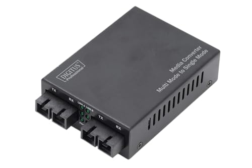 DIGITUS Fast Ethernet Media Converter Multi- to Singlemode SC to SC, Wavelenth 1310nm