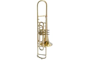 SOUND SAGA Valve Trombone BB Tone Premium Quality Includes Mouthpiece and Carrying Case (LATON)