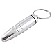 KeyZone Waterproof Aluminum Pill Box Case Bottle Holder Container Keychain Silver
