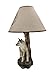 Zeckos `Denizen of Twilight` Gray Wolf Table Lamp