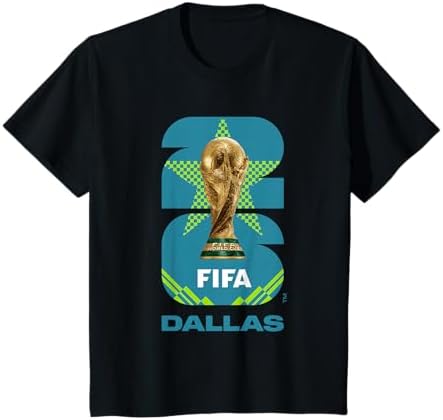 Amazon.com: Kids FIFA World CUP26 Boston Trophy Color T-Shirt