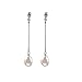 Teardrop Earrings Imitation Pearl Long Drop Dangle Earring for Women
