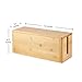 CableRack Bamboo Large Cable Management Box for Amazing Desk Cable Management and Power Strip Box Solutions