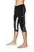 4-rth Men's Ultra-Flex Tri-Color Cuffed Yoga Pant (M, Black w/Charcoal & Grey)