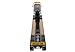 Diecast Masters International HX520 SFFA Day Cab Tandem Tractor with XL 120 HDG Low-Profile Trailer and 2 Boosters | 1:50 Scale Model Semi Trucks | Black Diecast Model 71017