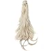 Jaw Claw Hair Ponytail Clip in on Hairpiece Extensions for Updo Style for Women Medium Blonde