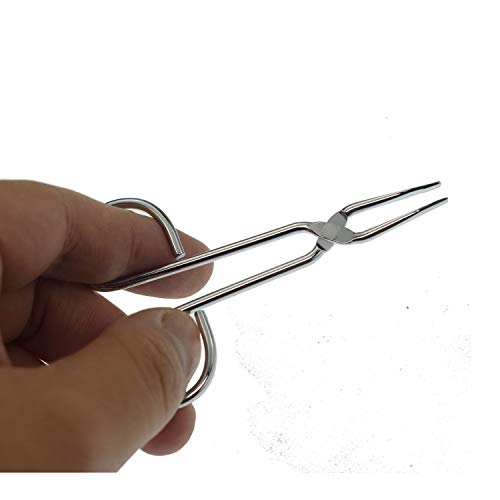 Motanar (2 Pack) Scissors Shaped Eyebrow Tweezers Clip - Flat Tip Tweezers Hair Plucker for Hair and Eyebrows Personal Care Multicolor (Silver & Straight) - Thumbnail 4