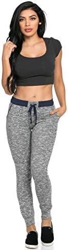 Ambiance Women's Juniors Soft Jogger Pants