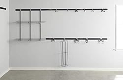 Rubbermaid FastTrack Hooks Kit, Black, FastTrack