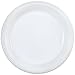 Party Dimensions 50 Count Plastic Plate, 10-Inch, White, Club Pack
