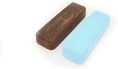 Moleroda A 4X1'' Blue and Brown Compound Bar for Polishing Aluminium/Brass