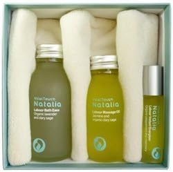 Natalia Labour and Birth Box - Total Preparation - Labour Massage Oil - Labour Bath Ease - Labour Instant Energiser - New Mum Gift