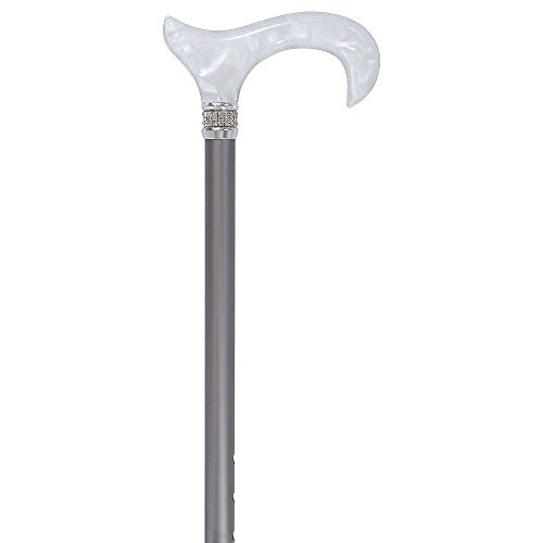 Pearlz Designer Adjustable Cane (Silver) - //coolthings.us