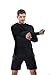 Copper Compression Men’s Base Layer Long Sleeve Compression Shirt Fit for Men Black