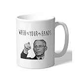 MugBros Dr. Fauci Wash Your Hands 11 Ounce Novelty