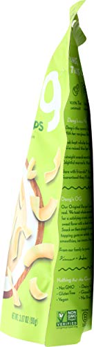 DANG TOASTED COCONUT CHIPS | ORIGINAL | 1 PACK | VEGAN, GLUTEN FREE, NON GMO, HEALTHY SNACKS MADE WITH WHOLE FOODS | 3.17 OZ RESEALABLE BAG