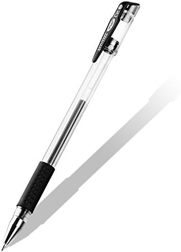 ASTOTSELL Gel Pen, Medium Point (0.5 mm) Gel Ink Roller Ball Pens (Model 02, Pack of 12)