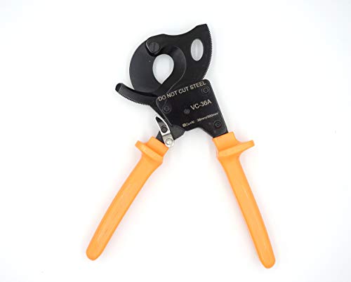Ratchet Cable Cutters,Aluminum Copper Wire Cutters for Cutting electrical wire as Ratcheting Wire Cut Hand Tool (300mm2) - Thumbnail 6