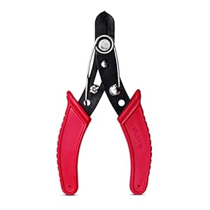 Visko Tools 239 6-inch Wire Cutter or Stripper | Cable Cutter Clamp | Electric Cable Wire Stripping Plier Tool | Red…