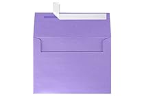 A7 Invitation Envelopes (5.25 x 7.25) - Amethyst Purple Metallic (50 Qty.) | Fits 5 x 7 Photos |