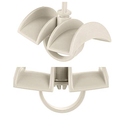 image for LIONWEI LIONWELI Beige Rotating Handbag Hanger Rack Closet Storage Org