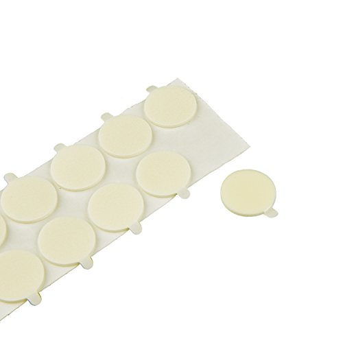 Pack of 100 pcs Candle Wick Stickers - Kare & Kind retail packaging (100 pcs, white)