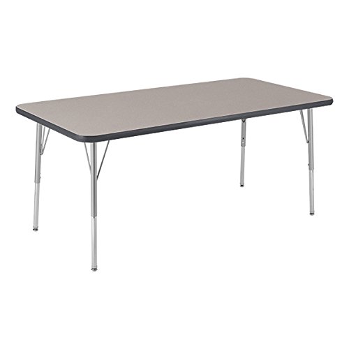Learniture Adjustable Height Classroom Activity Table, Rectangle Activity Table…