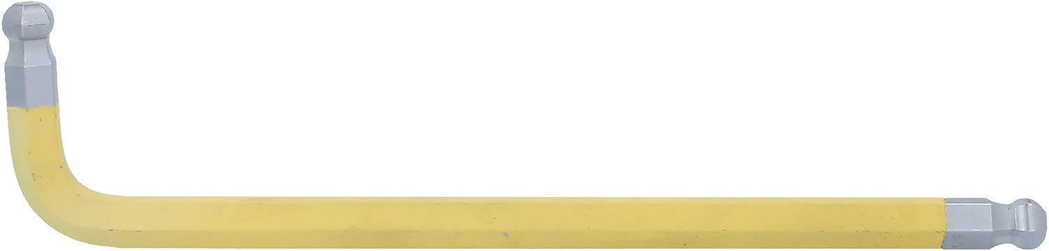 KS Tools 151.4314 KST-Coating Double Ball End Hex Key Set (Allen Key, XL, 14.0 mm, Zinc Yellow