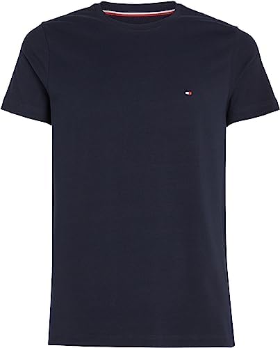 Uomo T-Shirt Maniche Corte Core Stretch Slim Fit, Blu (Desert Sky), M