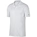 Nike Men's Dry Victory Polo Solid Left Chest, White/Cool Grey, Large