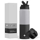 JoyJolt Triple Insulated Water Bottle with Straw