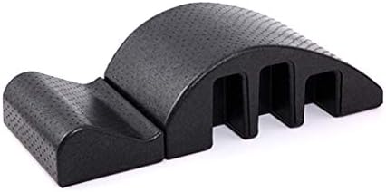Haitao Small Mall Spinal Aligner, Thin Back Cervical Curvature Yoga Equipment, Spine Correction, Suitable for Herniated, Compressed or Bulged Discs,Black