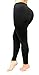 Bon Bon Up 1012-S Women Legging with Internal Body Shaper-Butt Lifter-Black