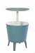 Keter 7.5-Gal Cool Bar Modern Smooth Style with Legs Outdoor Patio Pool Cooler Table, Teal primary