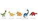 Sunny Decals Dinosaur Wall Decal - Set of 5 Removable Fabric Kids Wall Stickers
