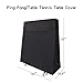 Stanbroil Table Tennis Cover, Ping Pong Table Cover for All Weather Protection Indoor/Outdoor Application - Black