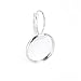 Yumei Jewelry Silver tone 16mm Disc French Hook Earrings Hypoallergenic Earring Supplies,Pack of 40