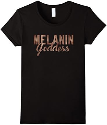 Womens Melanin Goddess T-Shirt African American Black Woman Pride XL Black