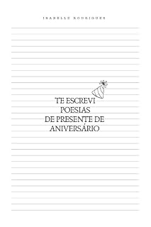 Livro Te escrevi poesias de presente de aniversário