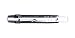 Charles Leonard Pen Style Aluminum Chalk Holder with Chalk, Silver (74541)