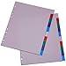 Kicko 3-Ring Binder Dividers with 10-Color Tabs - 2 Pack Durable Ring Binders for School, Kids and Adults - School Supplies, Office Accessories