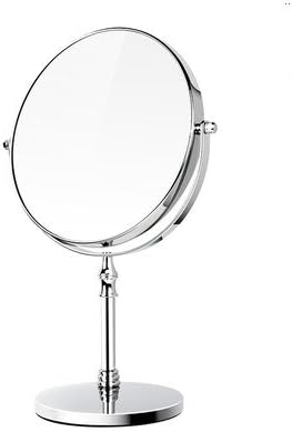 Omnihome 3X Magnifying Makeup Vanity Mirror, 7 - inch Tabletop Mirror, Two - Sided 360° Rotate Cosmetic Mirror for Desk Bedroom Bathroom, Round