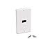 StarTech.com Single Outlet Female HDMI Wall Plate White - Wall mount plate - white - HDMIPLATE